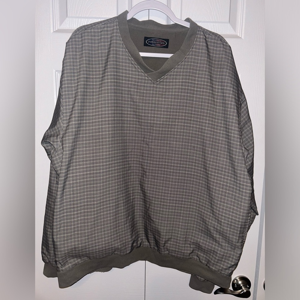Forresters Golf‎ Reversible Pullover Windbreaker with pockets XL Vintage